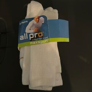 NWT Vintage All Pro socks! 3 pairs 8.5-14